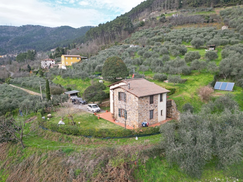Restored stone house in Colle di Compito