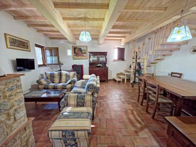 Two restored stone houses between Lucca and Camaiore