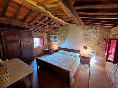 Stone house with sea view and garden near Massarosa, Versilia