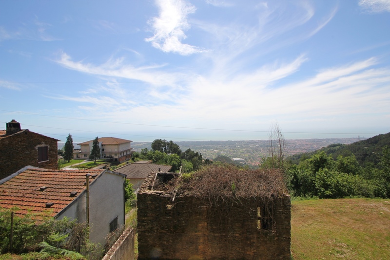 Stone House with Sea View in Montignoso Hills – Large Land for Renovation