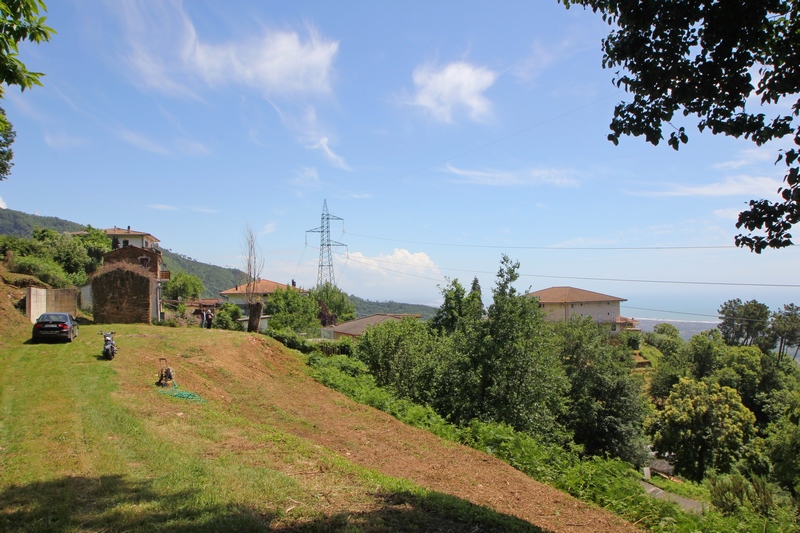 Stone House with Sea View in Montignoso Hills – Large Land for Renovation