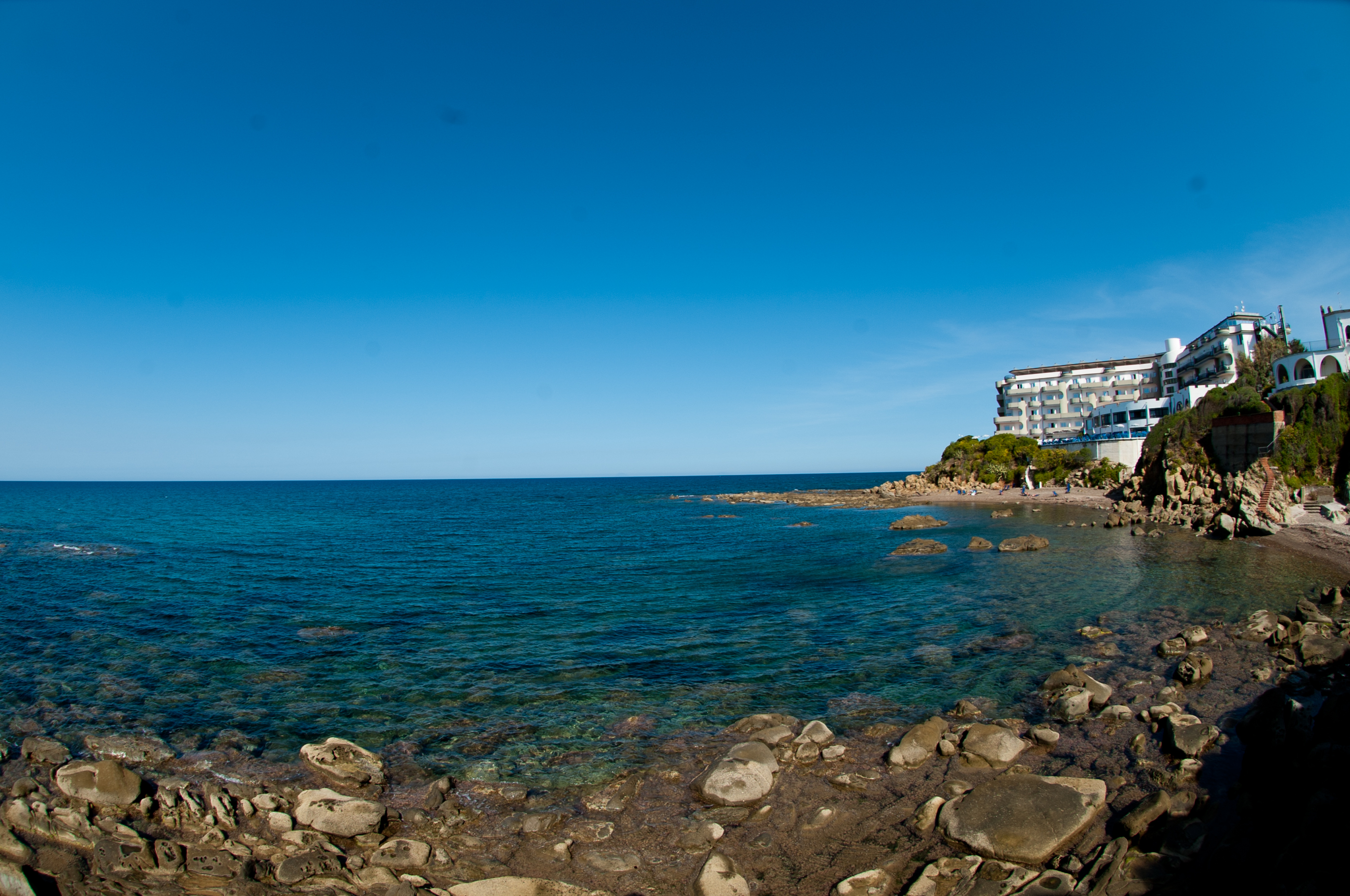 Villa nad pláží v Cefalu