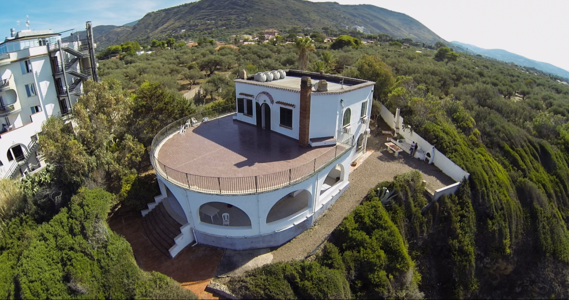 Villa nad pláží v Cefalu