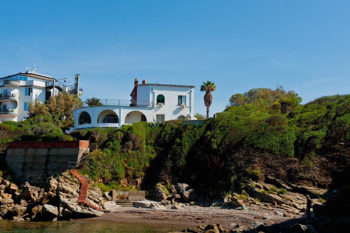 Villa nad pláží v Cefalu