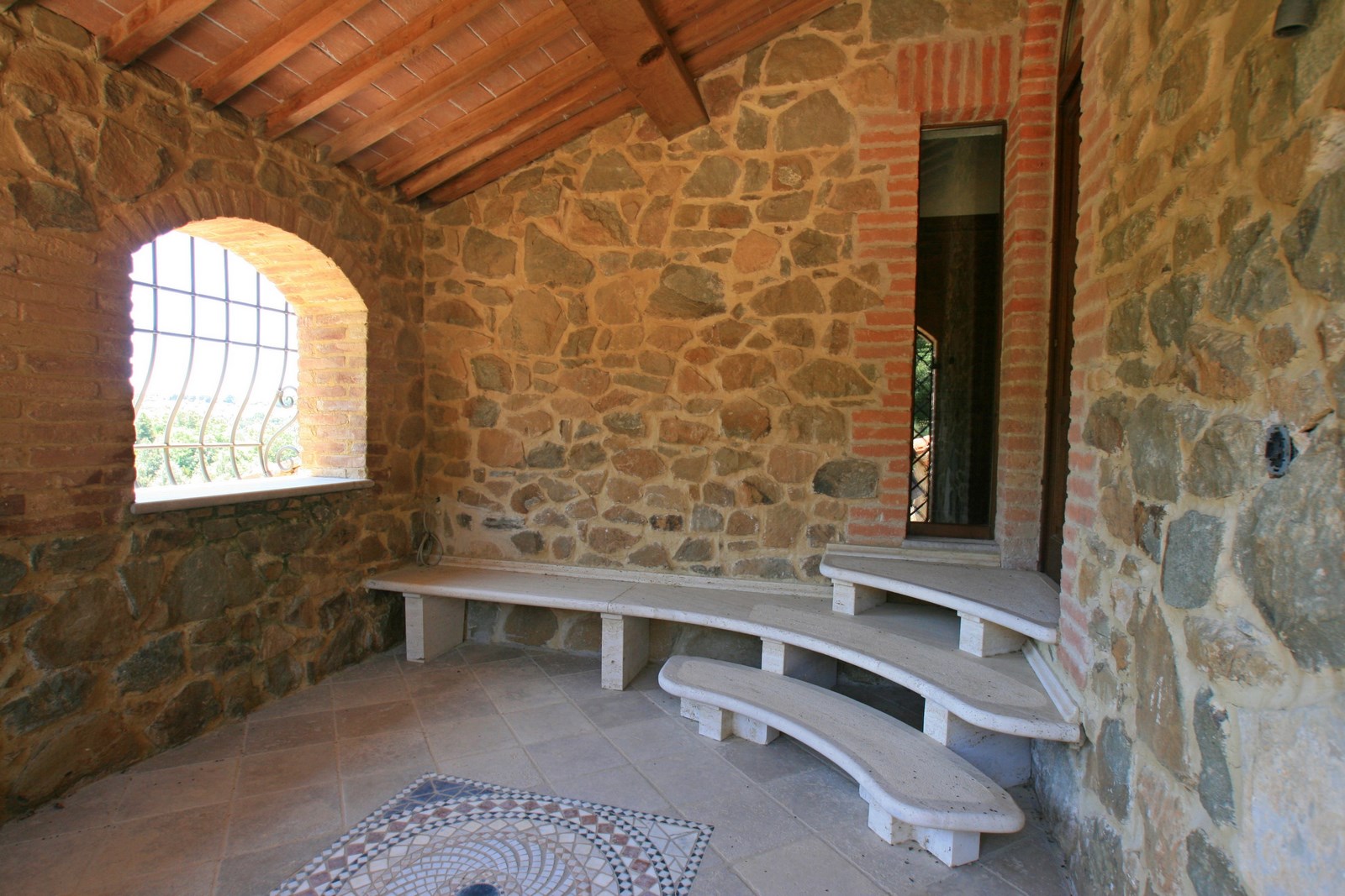 Neues rustikales Haus in Scansano mit Meerblick