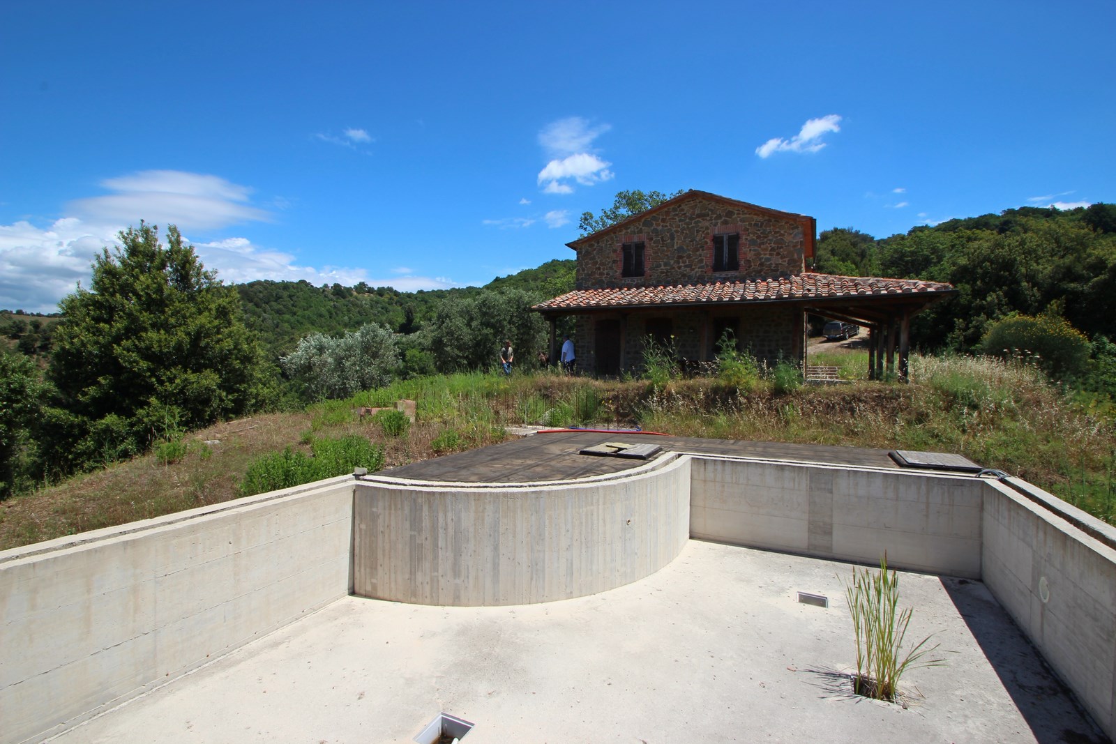 Neues rustikales Haus in Scansano mit Meerblick