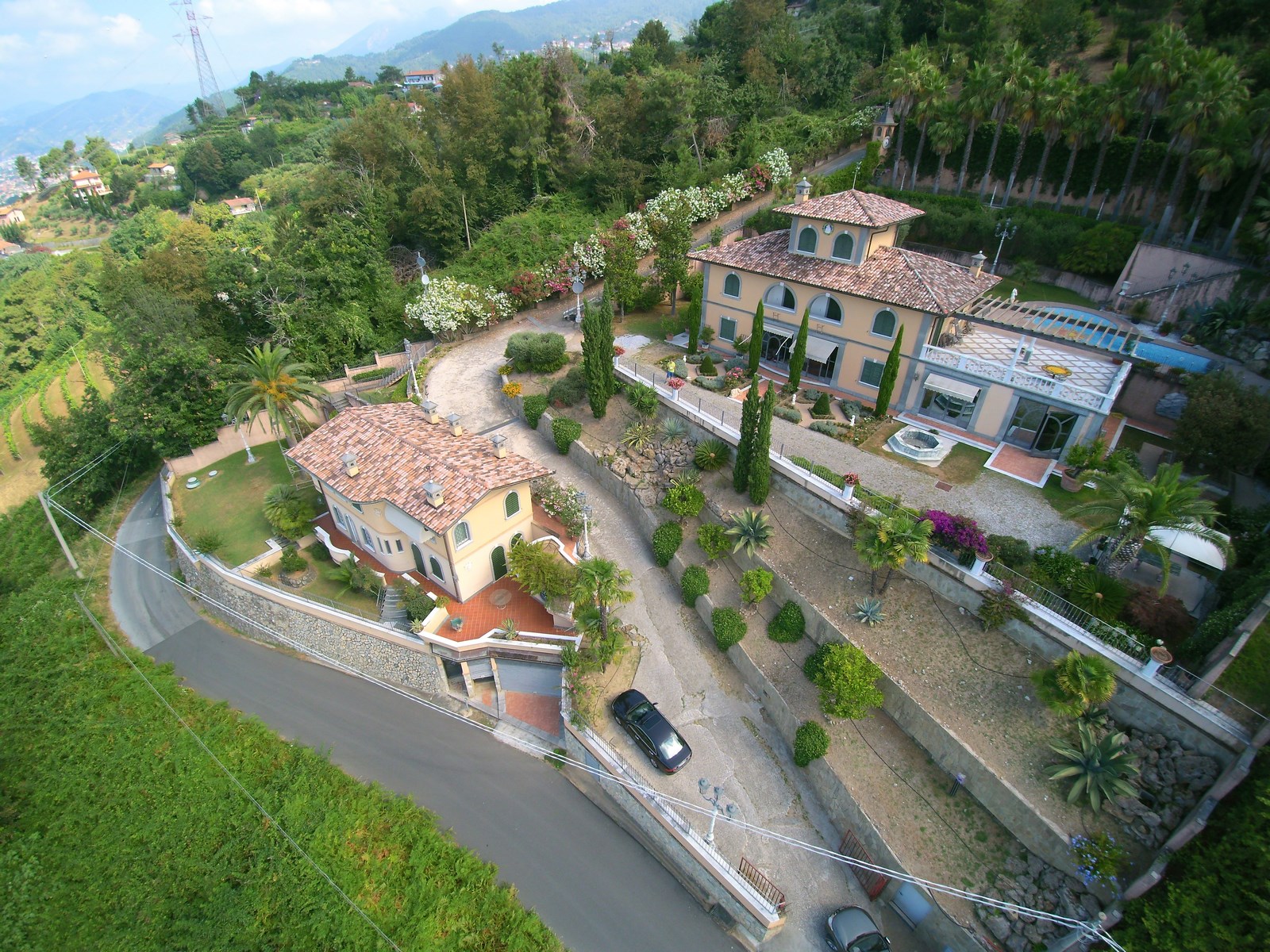 Due Ville con vista mare in Versilia