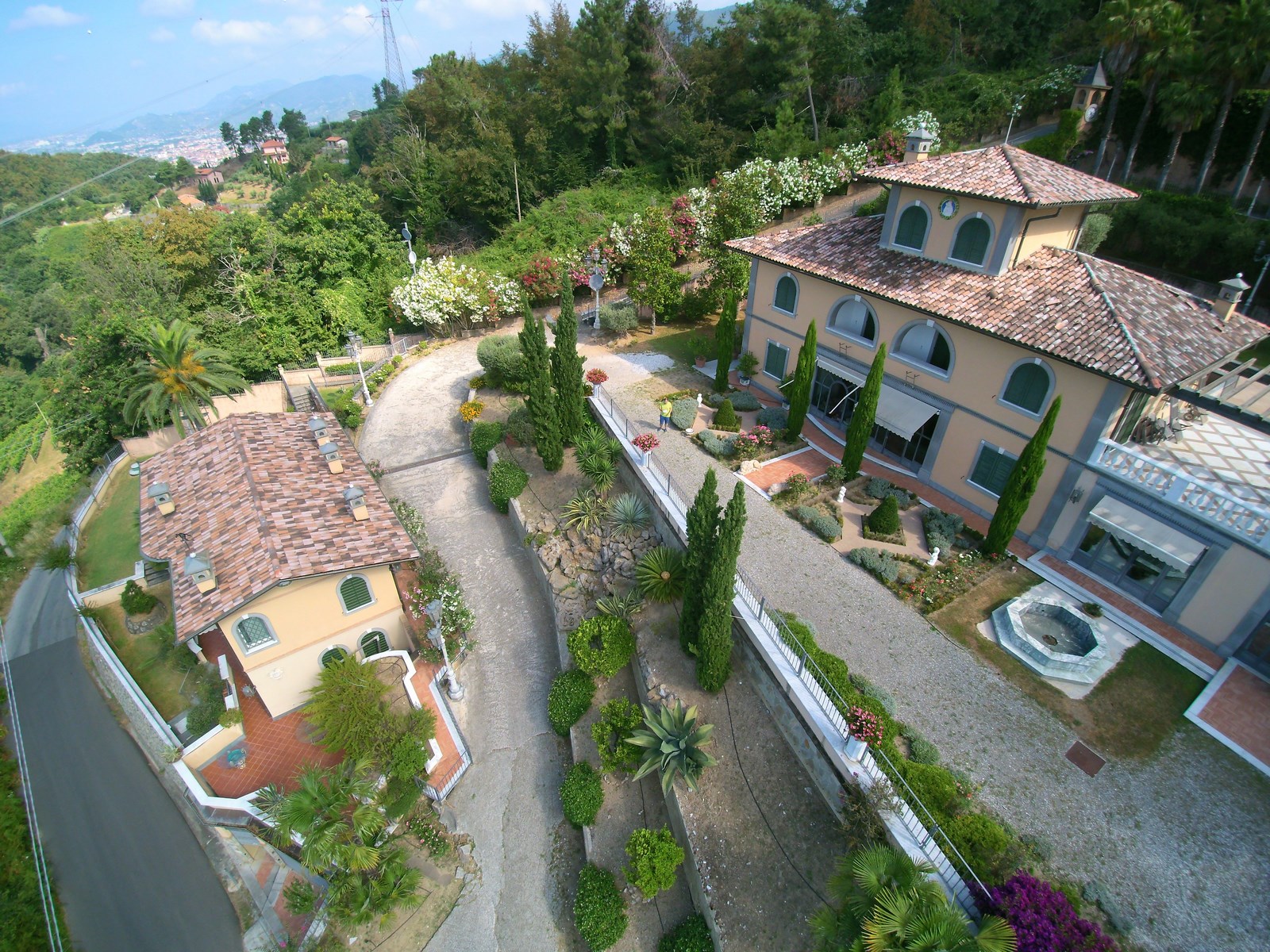 Due Ville con vista mare in Versilia