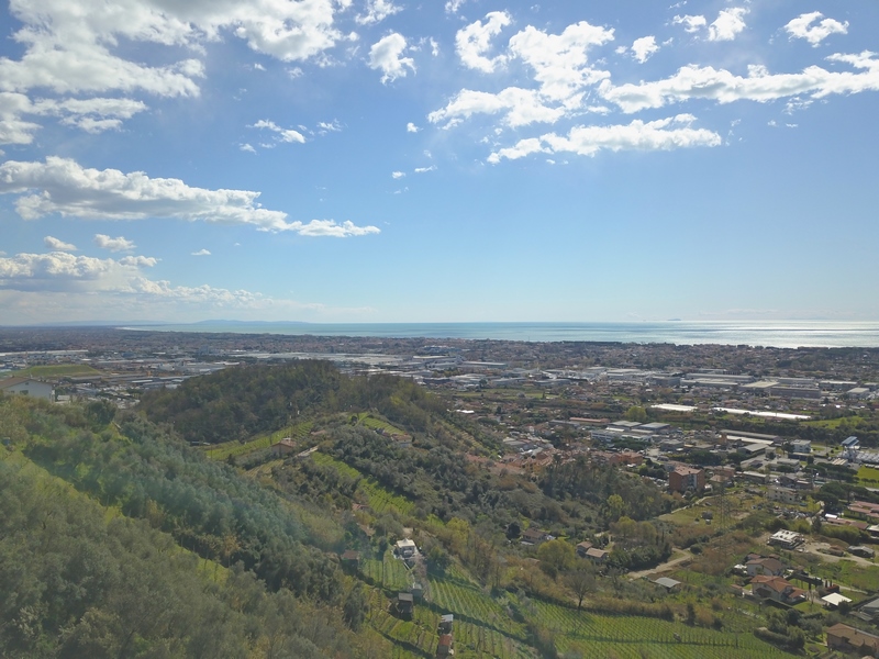 Villa con vista mare in Versilia