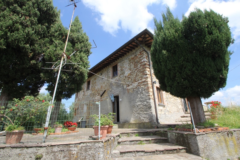 Large stone house with large view