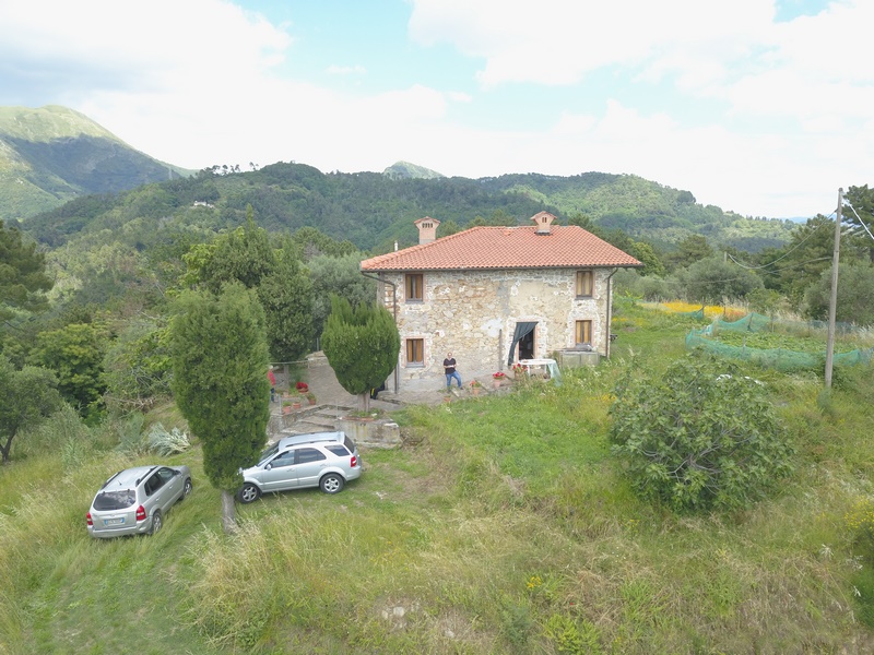 Large stone house with large view