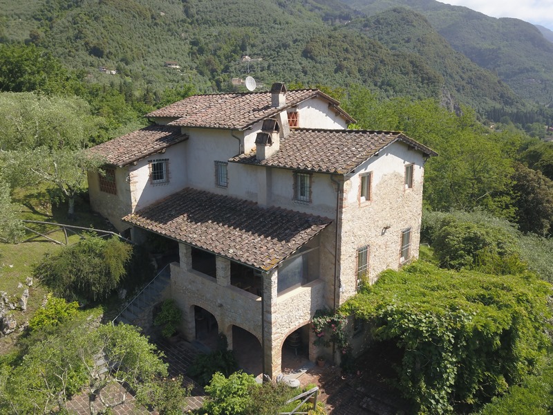 Secluded Rustic Villa Near Camaiore – Unique Estate with Terraces & Annexes