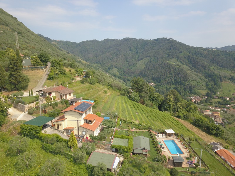 Tuscan Hillside Retreat with Pool & Sea Views – Near Camaiore