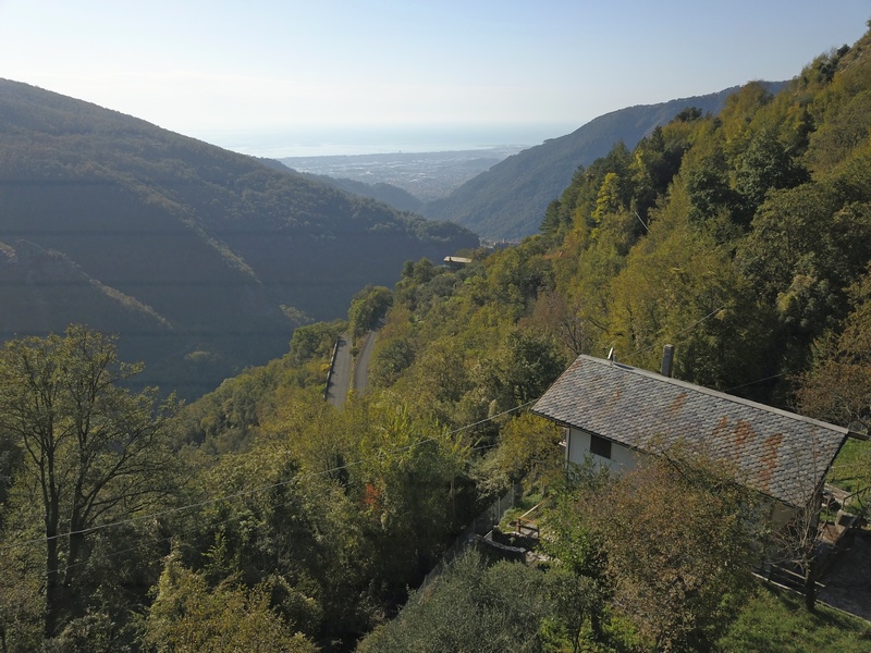 House with sea view in the hills of Massa-Carrara