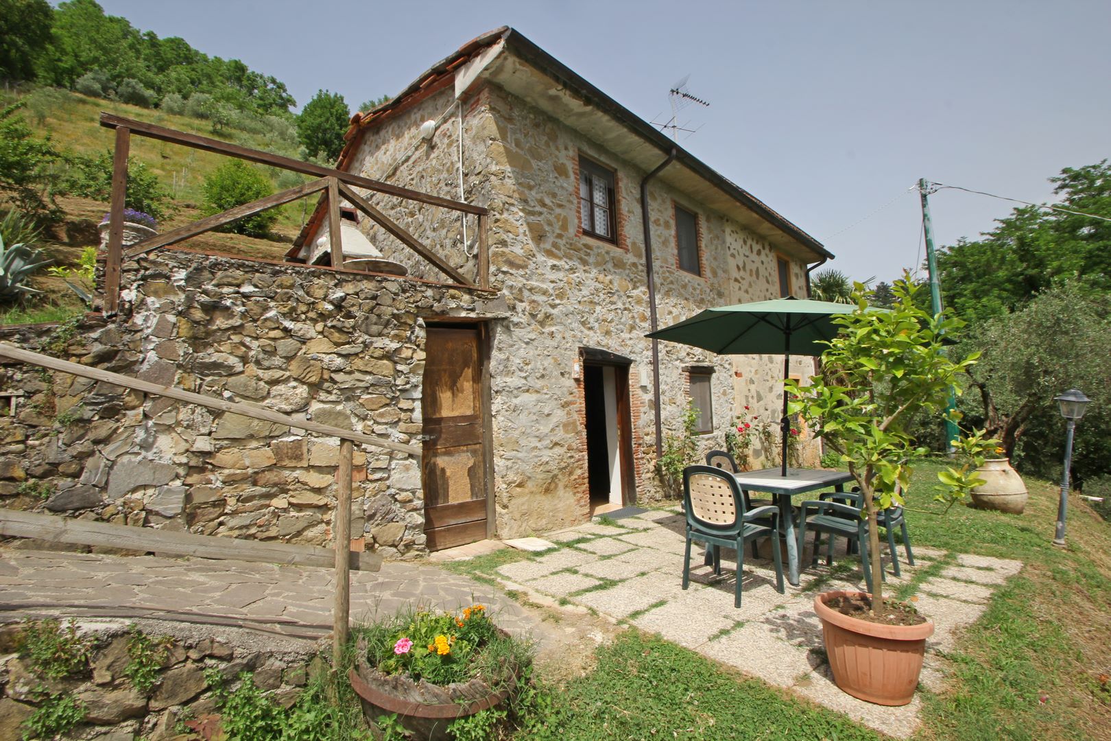 3 Steinhäuser in der Garfagnana