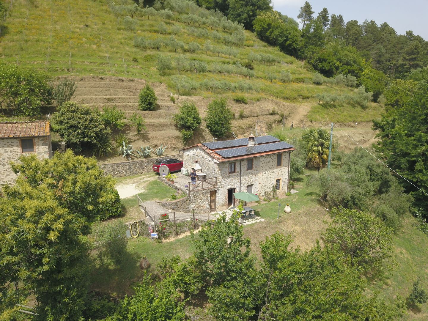 3 Steinhäuser in der Garfagnana