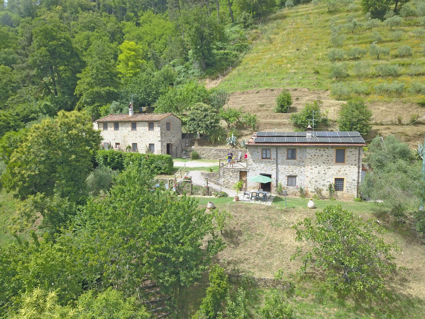 3 Steinhäuser in der Garfagnana