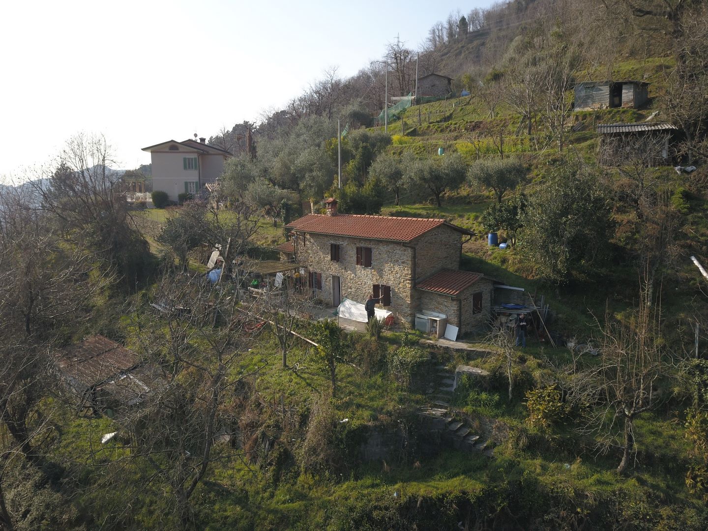 Rustic Stone House in Giustagnana – Sea View & Garden