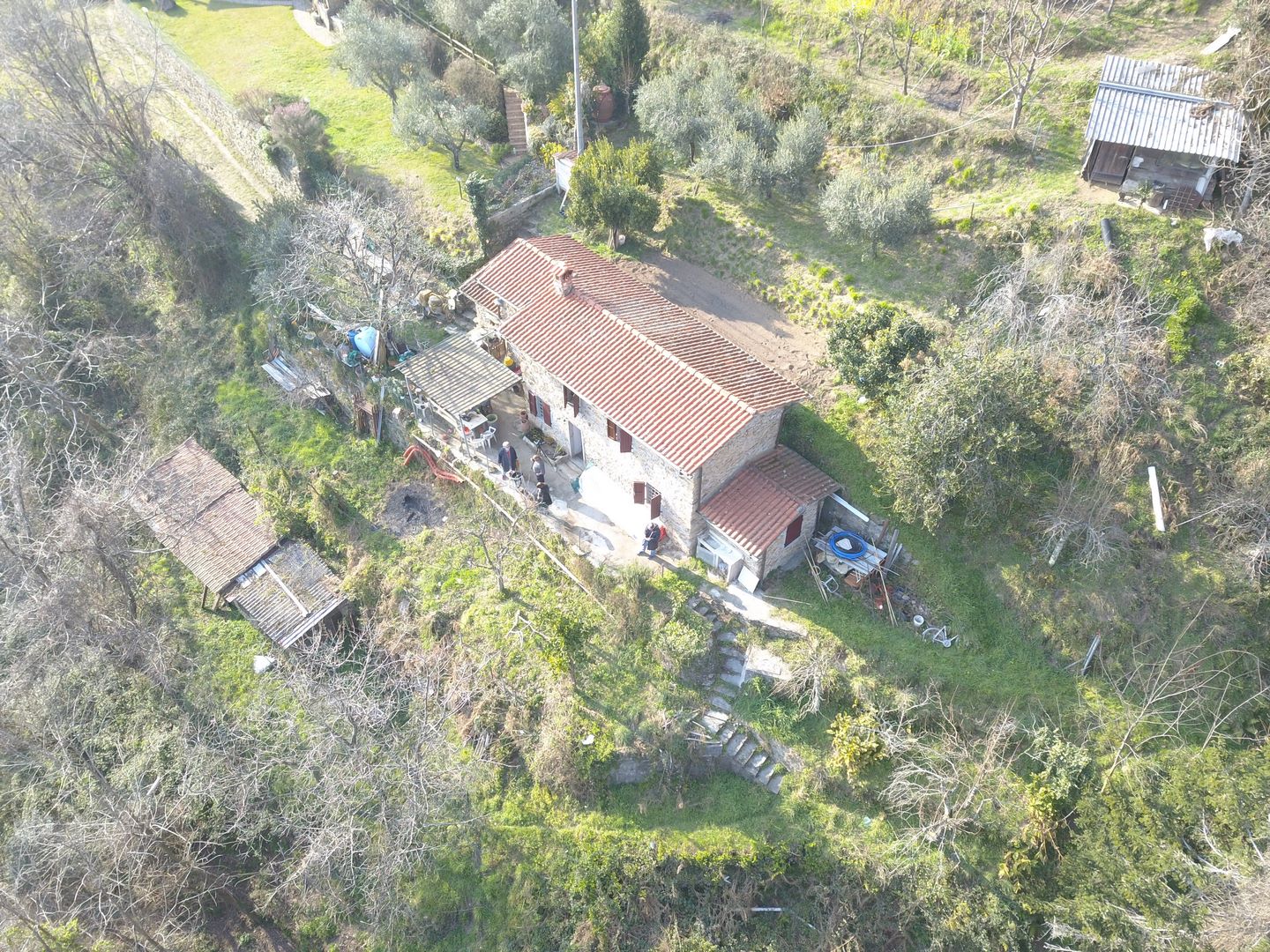 Rustic Stone House in Giustagnana – Sea View & Garden