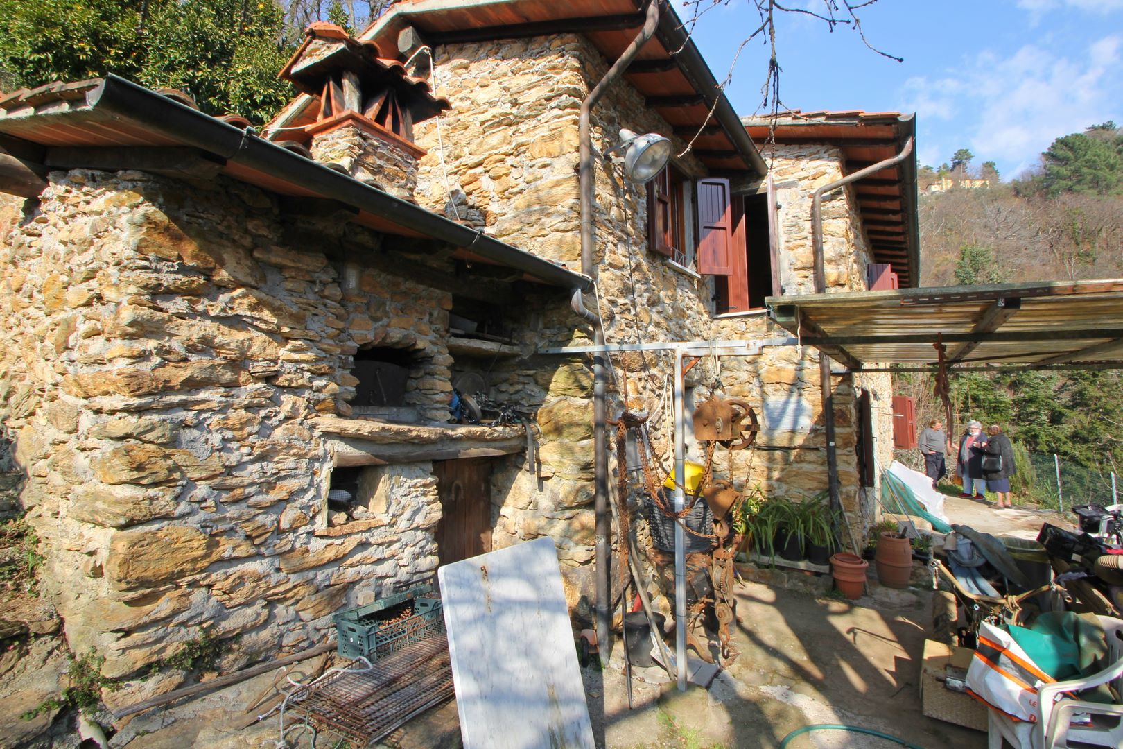 Rustic Stone House in Giustagnana – Sea View & Garden