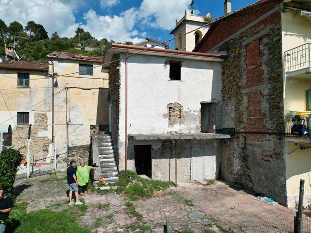 Stonehouse with sea view