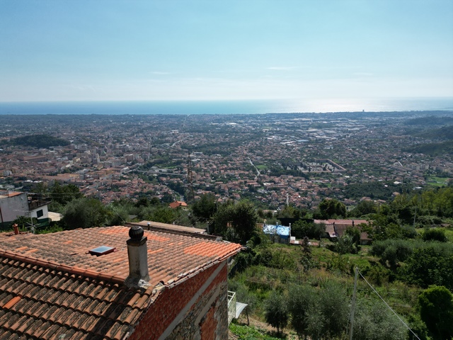 Stonehouse with sea view