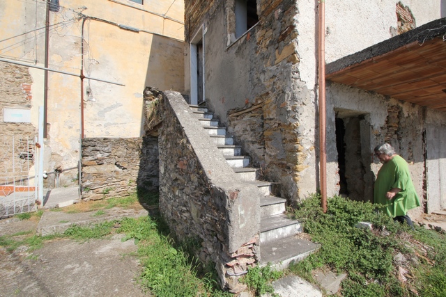 Stonehouse with sea view