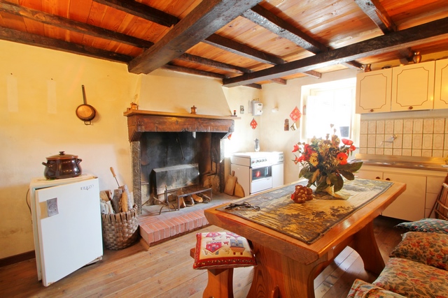 Typical stonehouse in Garfagnana