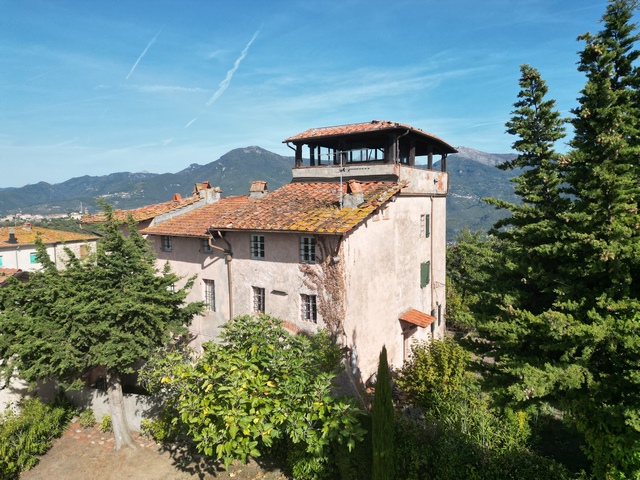 Antiker Wachturm mit Meerblick bei Bargecchia