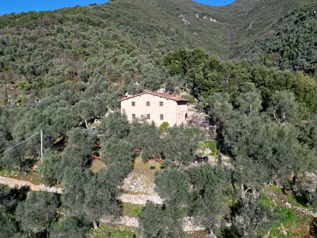 Casale con grande terreno  e vista mare