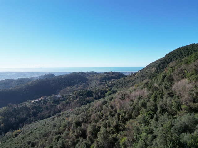 Casale con grande terreno  e vista mare