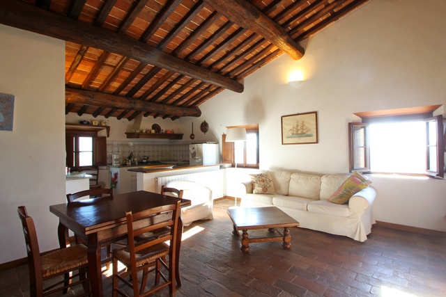 Traditional Tuscan Villa with Sea Views & Olive Grove
