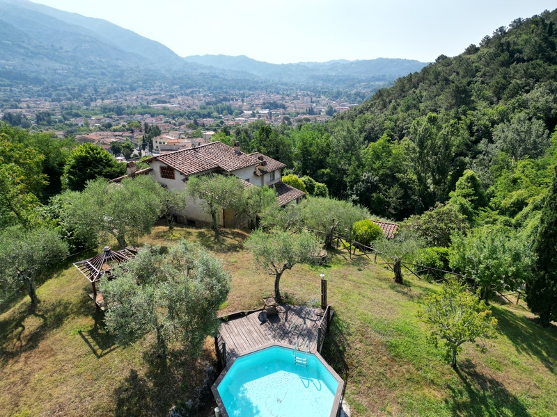 Secluded Rustic Villa Near Camaiore – Unique Estate with Terraces & Annexes