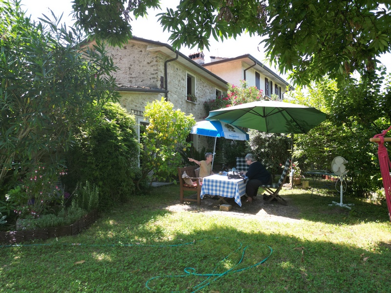 Haus mit Garten im Steindorf Giustagnana