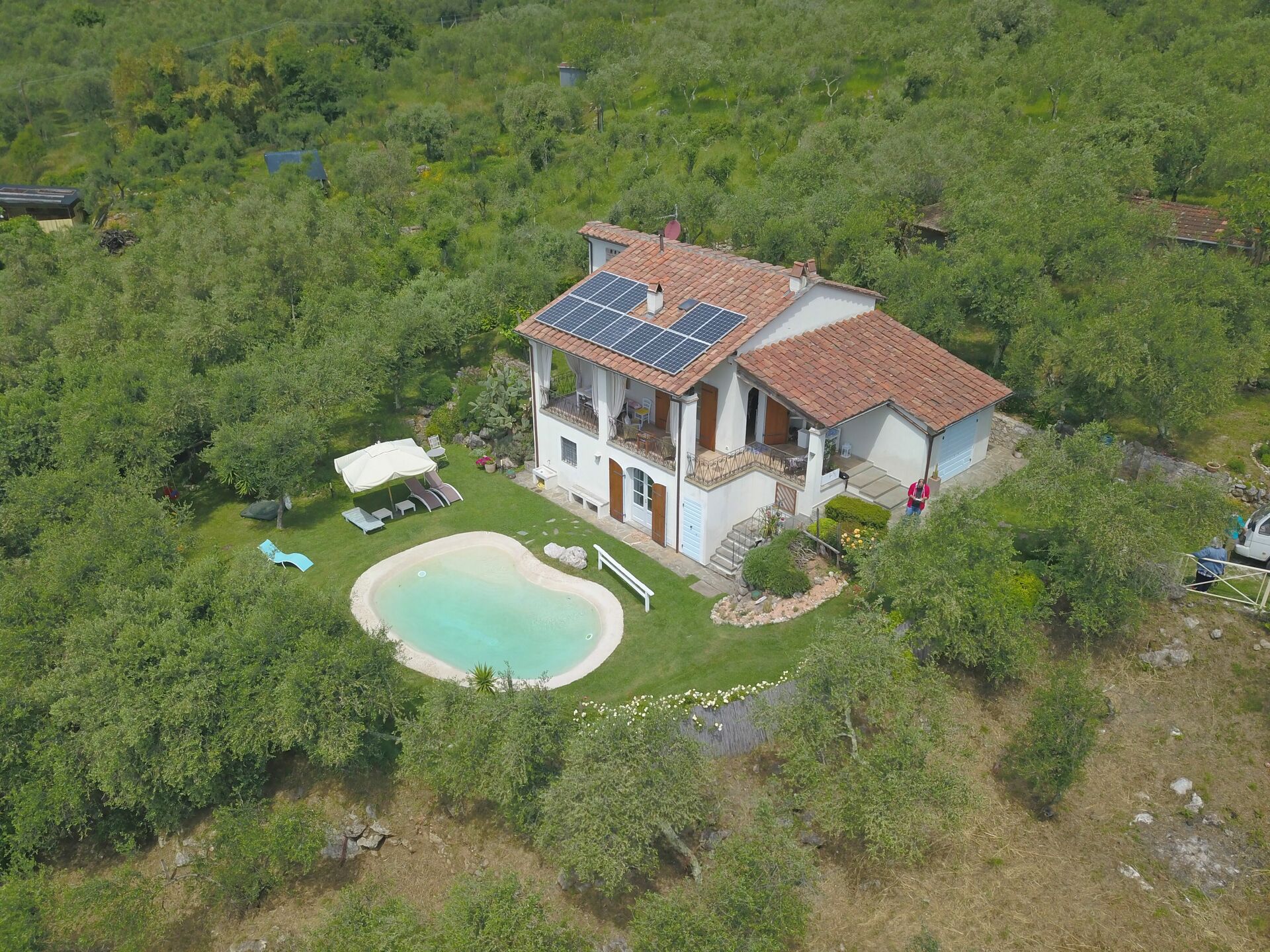 House with pool near to Camaiore