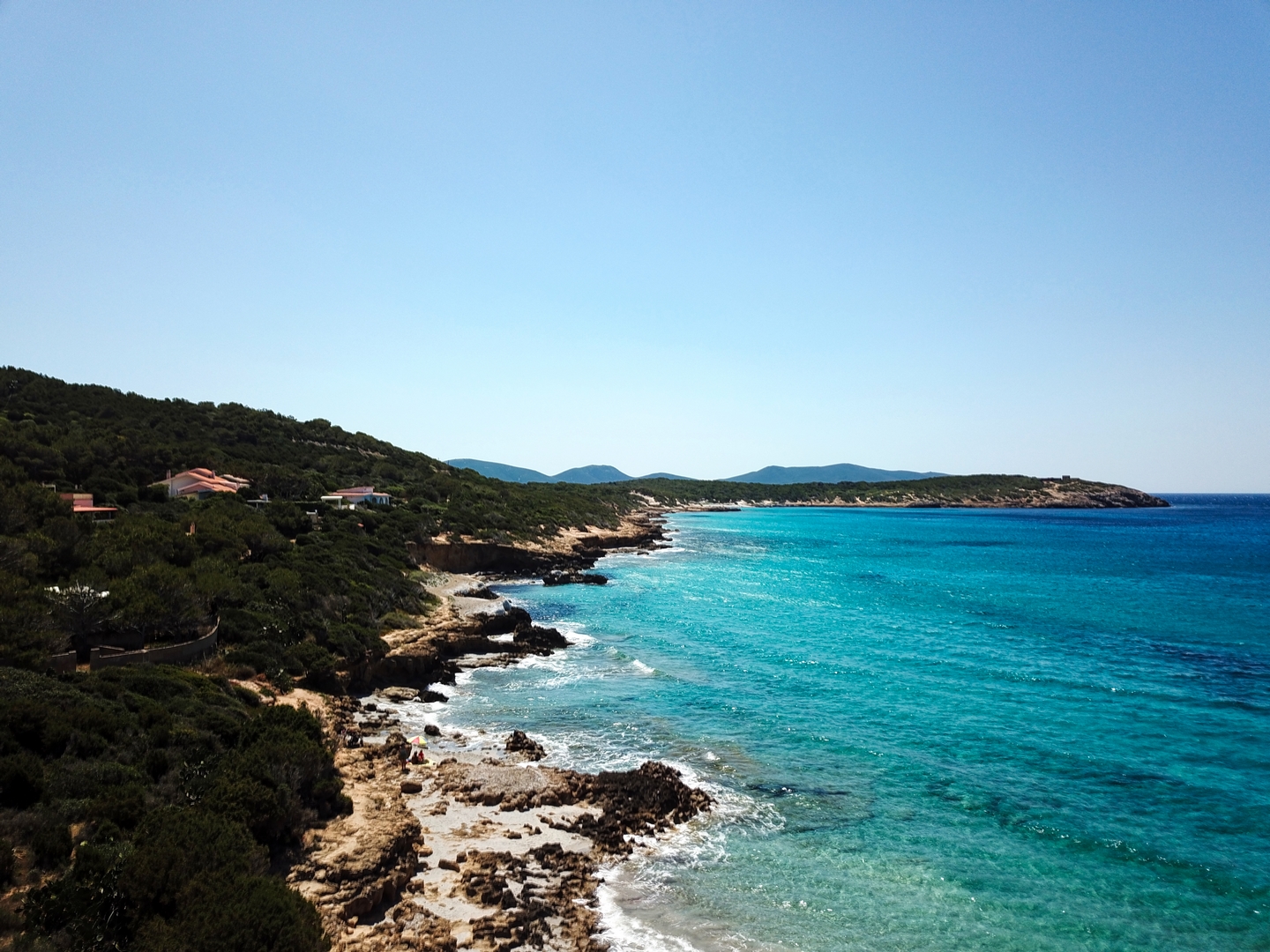 Villa in Sardinien am Strand