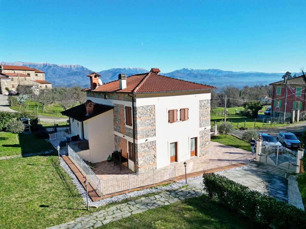 Renovated Farmhouse with Pool and Mountain Views Near Barbarasco