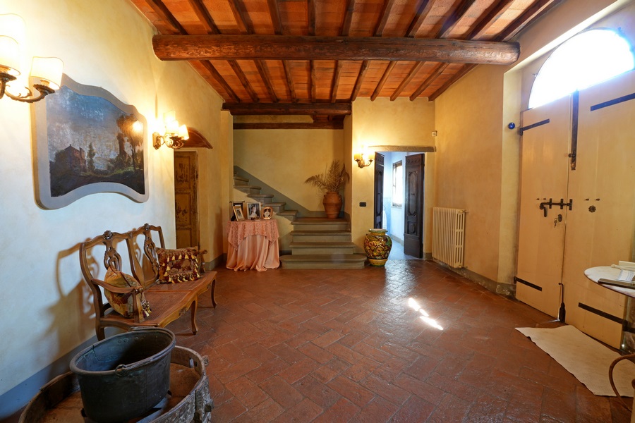 Eckteil eines Landhauses bei San Miniato