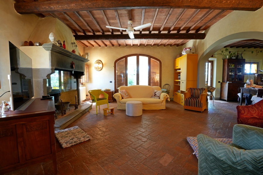 Eckteil eines Landhauses bei San Miniato