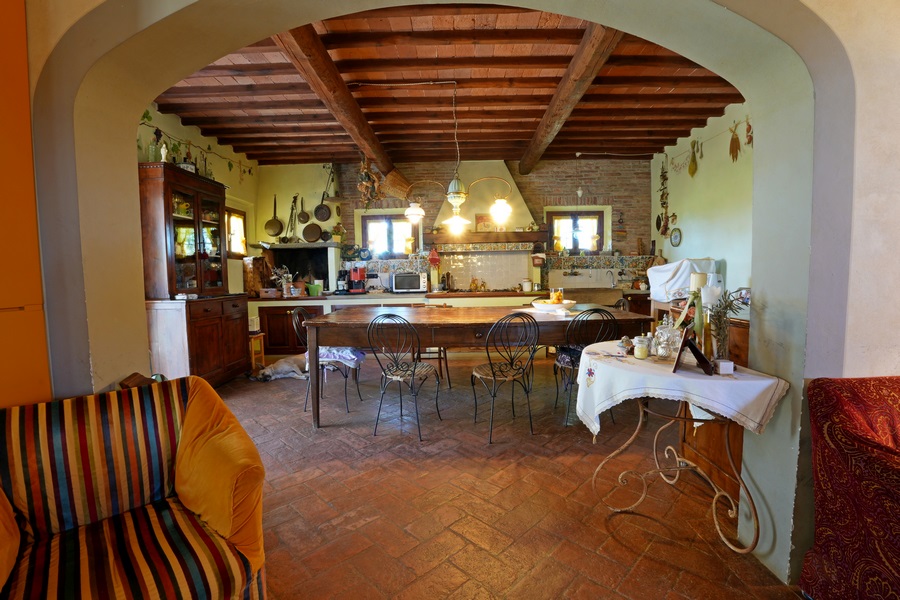 Eckteil eines Landhauses bei San Miniato