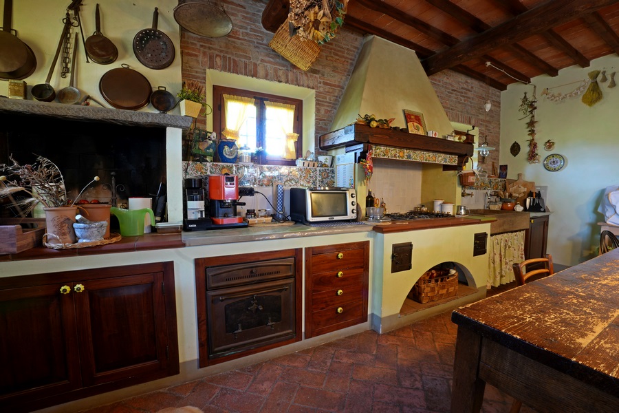 Eckteil eines Landhauses bei San Miniato