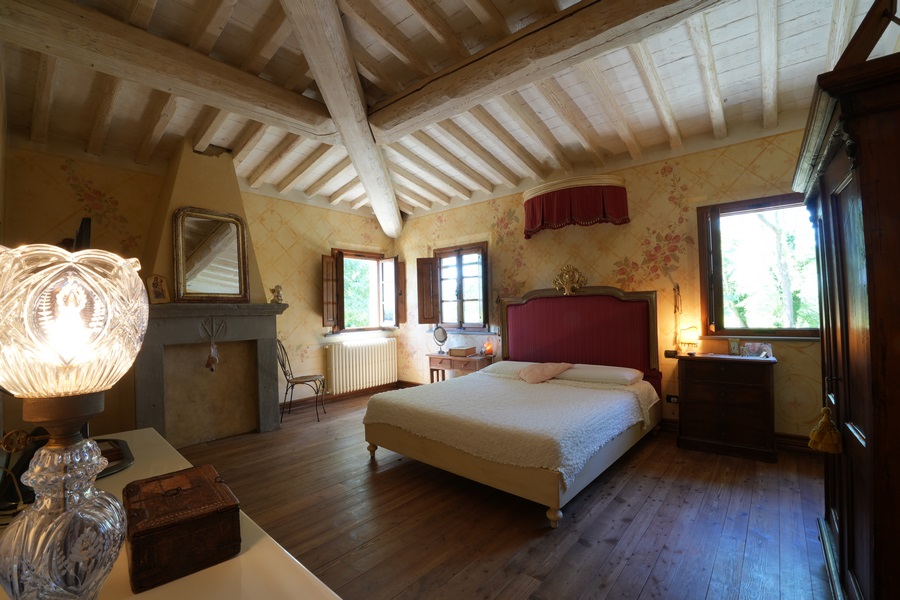 Eckteil eines Landhauses bei San Miniato