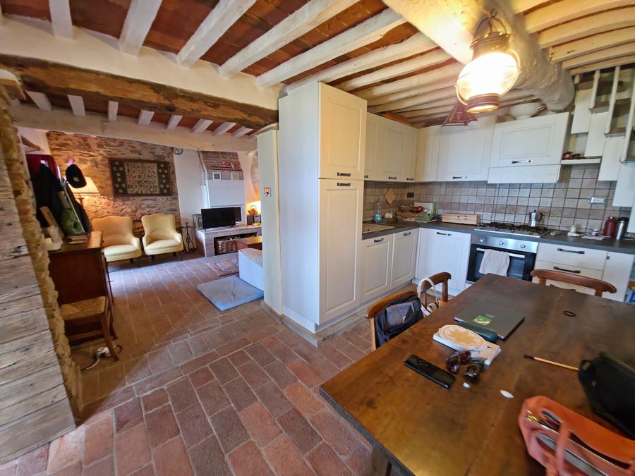 Clear antique restored stone house with sea view near Stiava