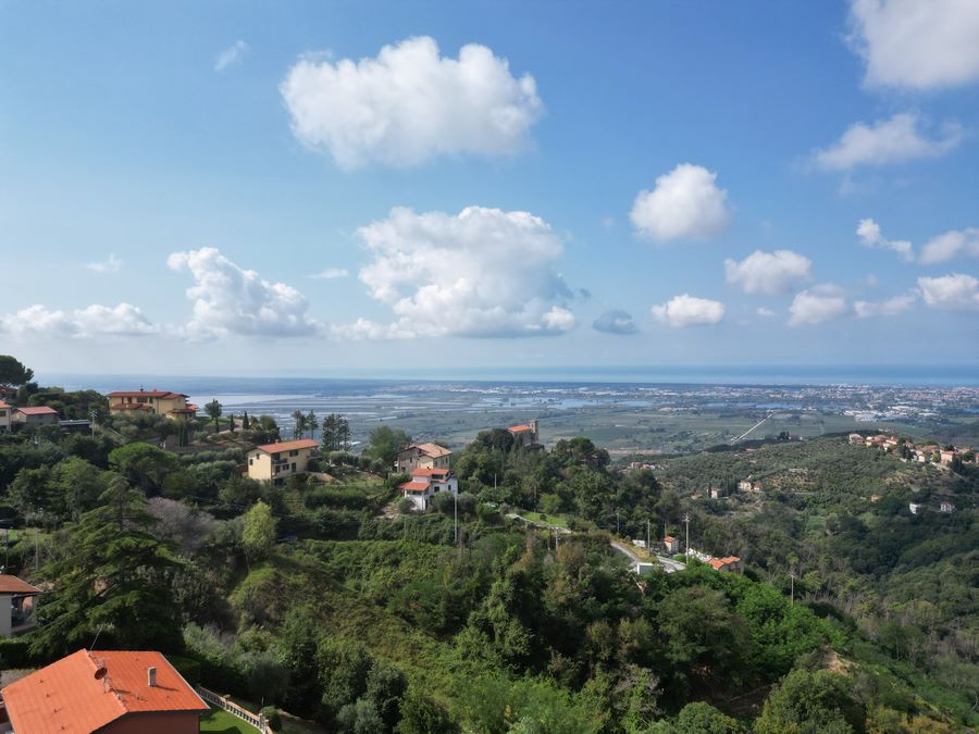 Clear antique restored stone house with sea view near Stiava